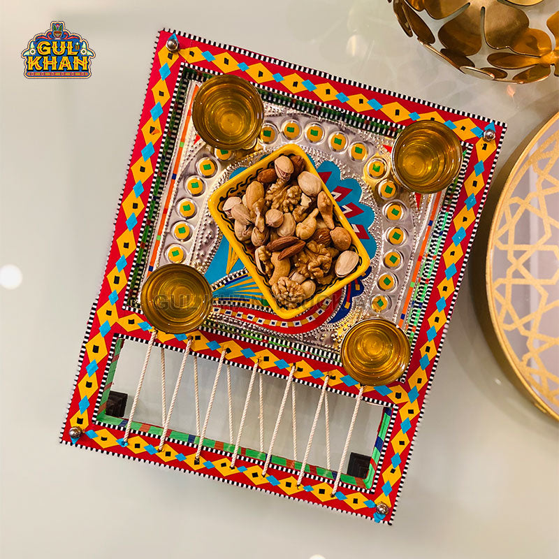 Charpai Chamakpatti Tray 01 - Gul Khan Truck Art