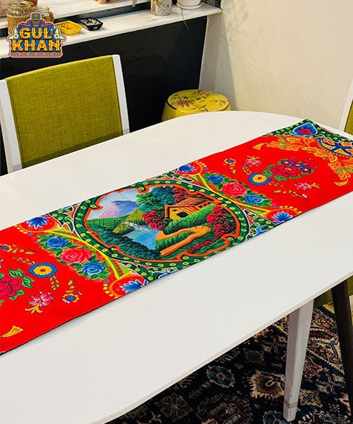 Table Runner Design 00011 - Gul Khan Truck Art