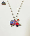 Truck Metal Pendant - Gul Khan Truck Art