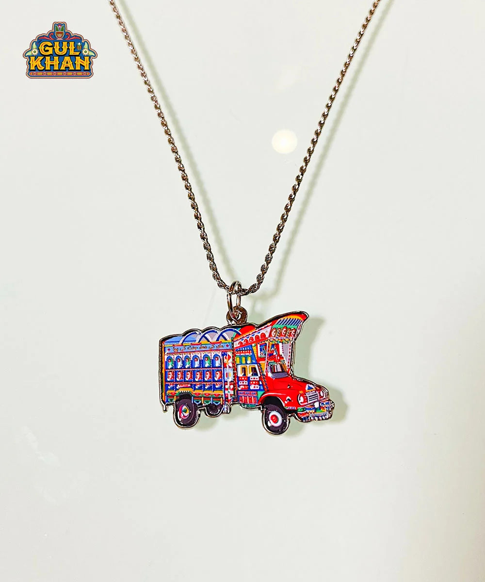 Truck Metal Pendant