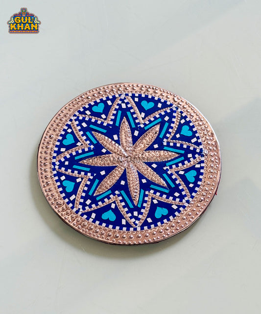 Blue pottery Chamakpatti Coaster