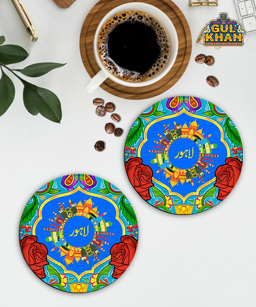 Lahore Printed Acrylic Coaster