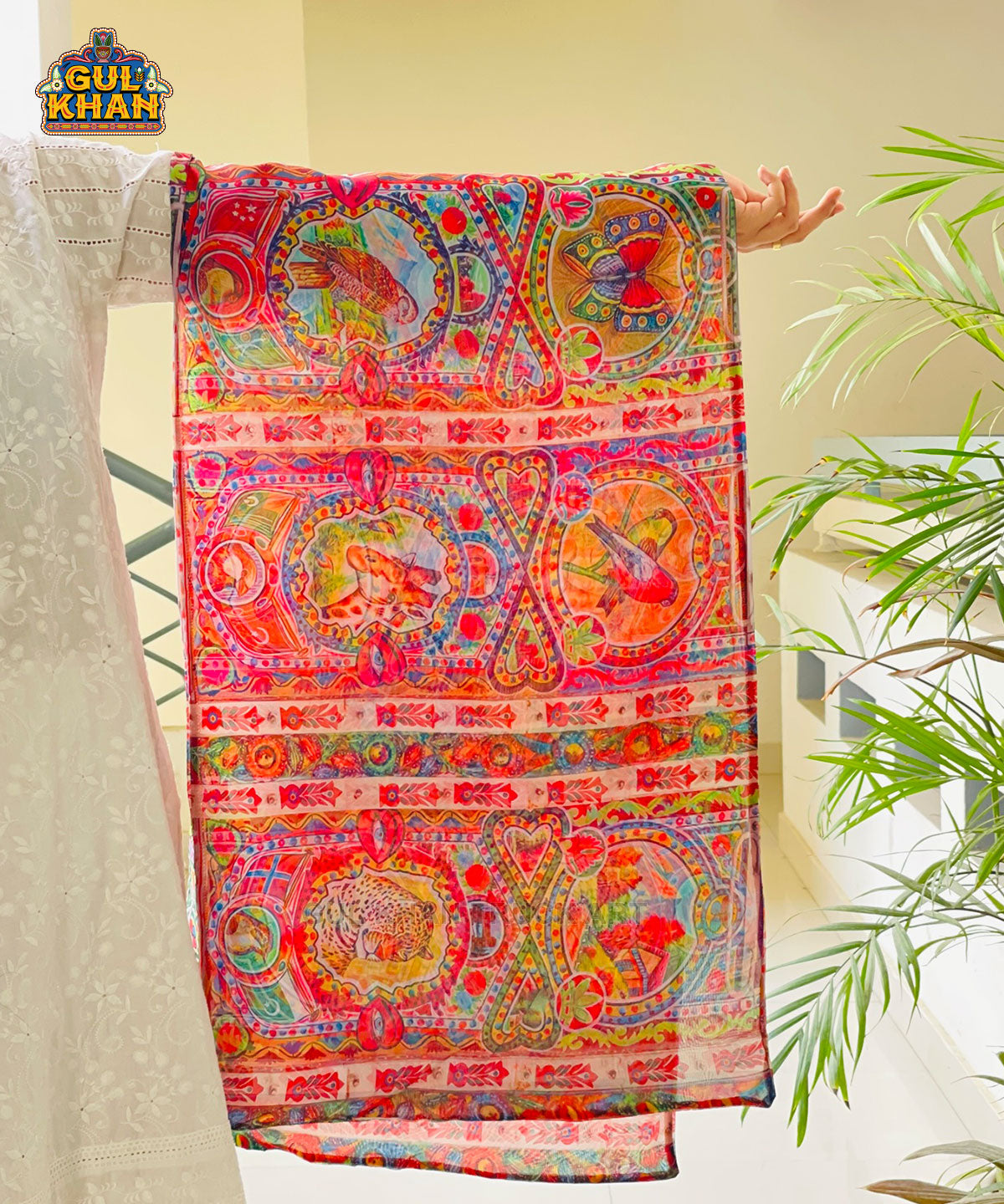 Truck Art Pattern Stole