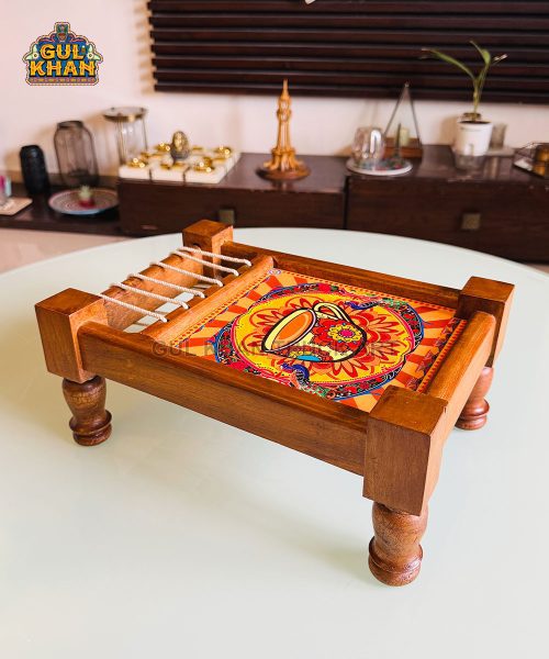 Chai Motif Charpai Printed Design