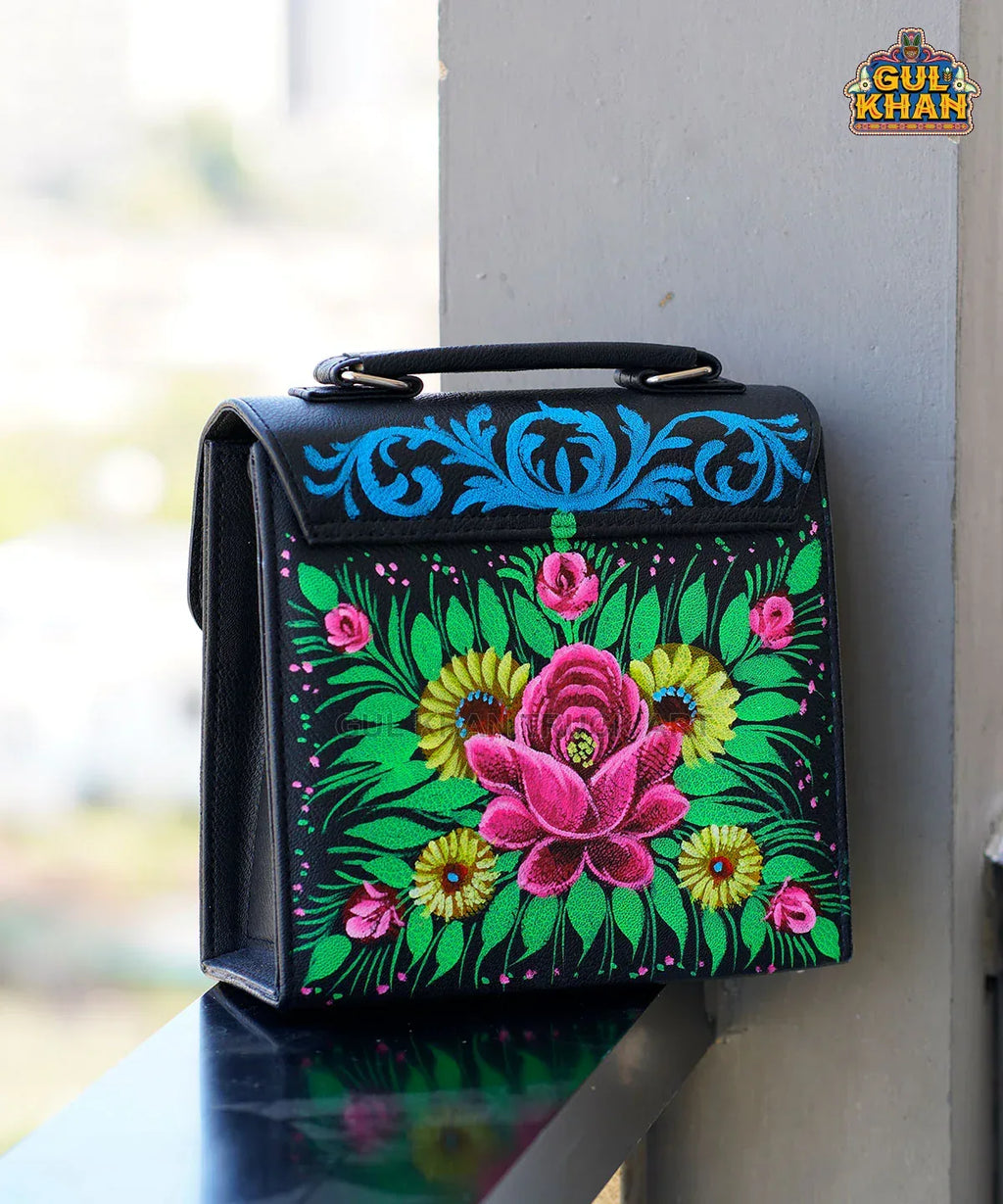 Handpainted Handbag 1015 - Gul Khan Truck Art