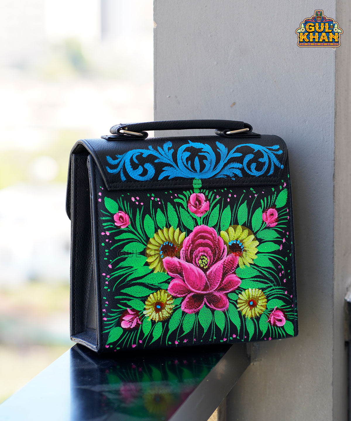Handpainted Handbag 1015