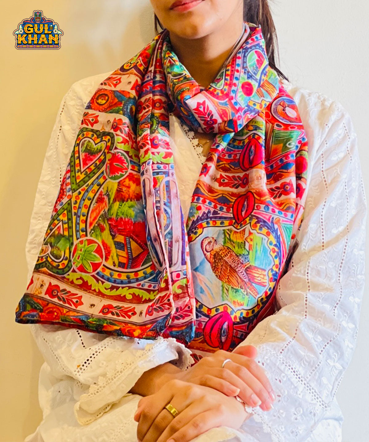 Truck Art Pattern Stole