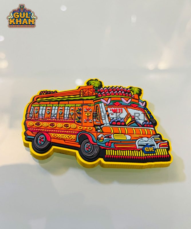 Bus W11 Premium Truck Art Rubber Fridge Magnet