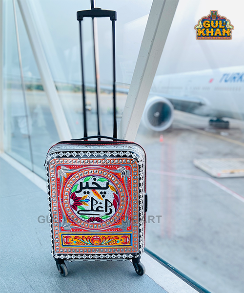 Trolley Bag 1122 (Chamakpatti Handmade) - Gul Khan Truck Art