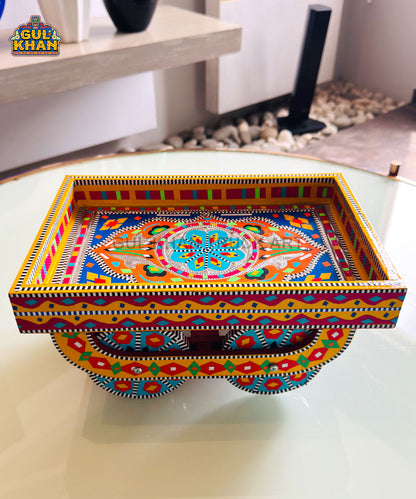 Orange & Blue Truck Art  Thaila Tray