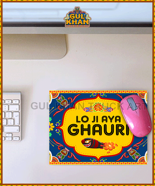 Mousepad Design 0014 - Gul Khan Truck Art