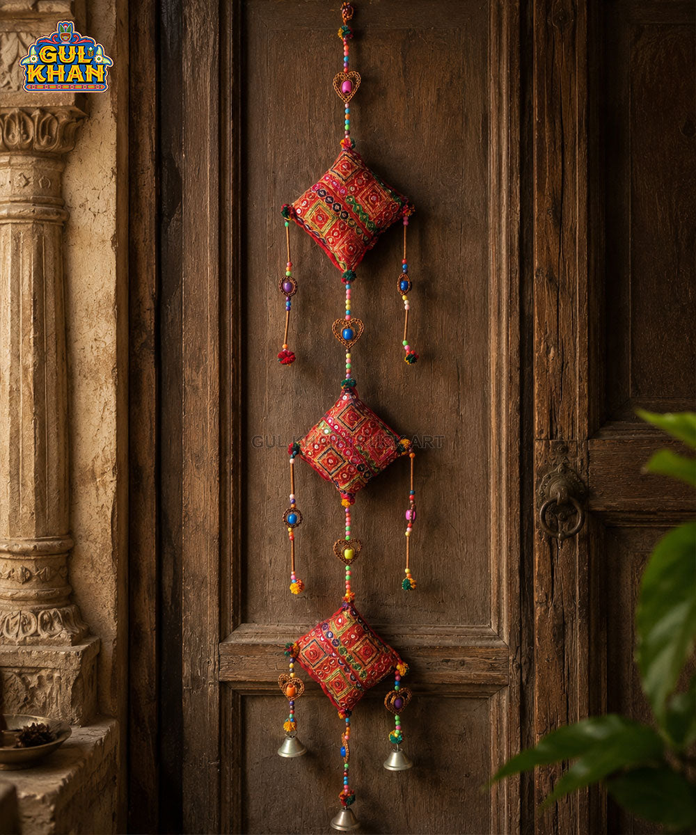 Red Cushion Hanging