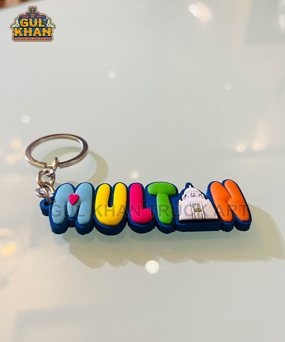 Multan Premium Rubber Key Chain