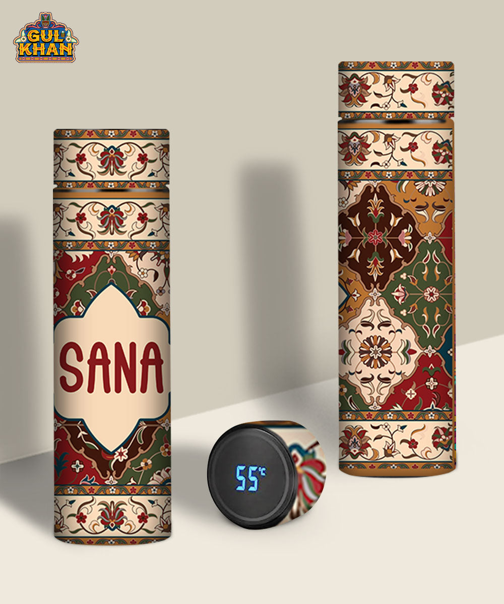 Persian Artisan Edition Printed Travel Bottle Customized (03) - Gul Khan Truck Art