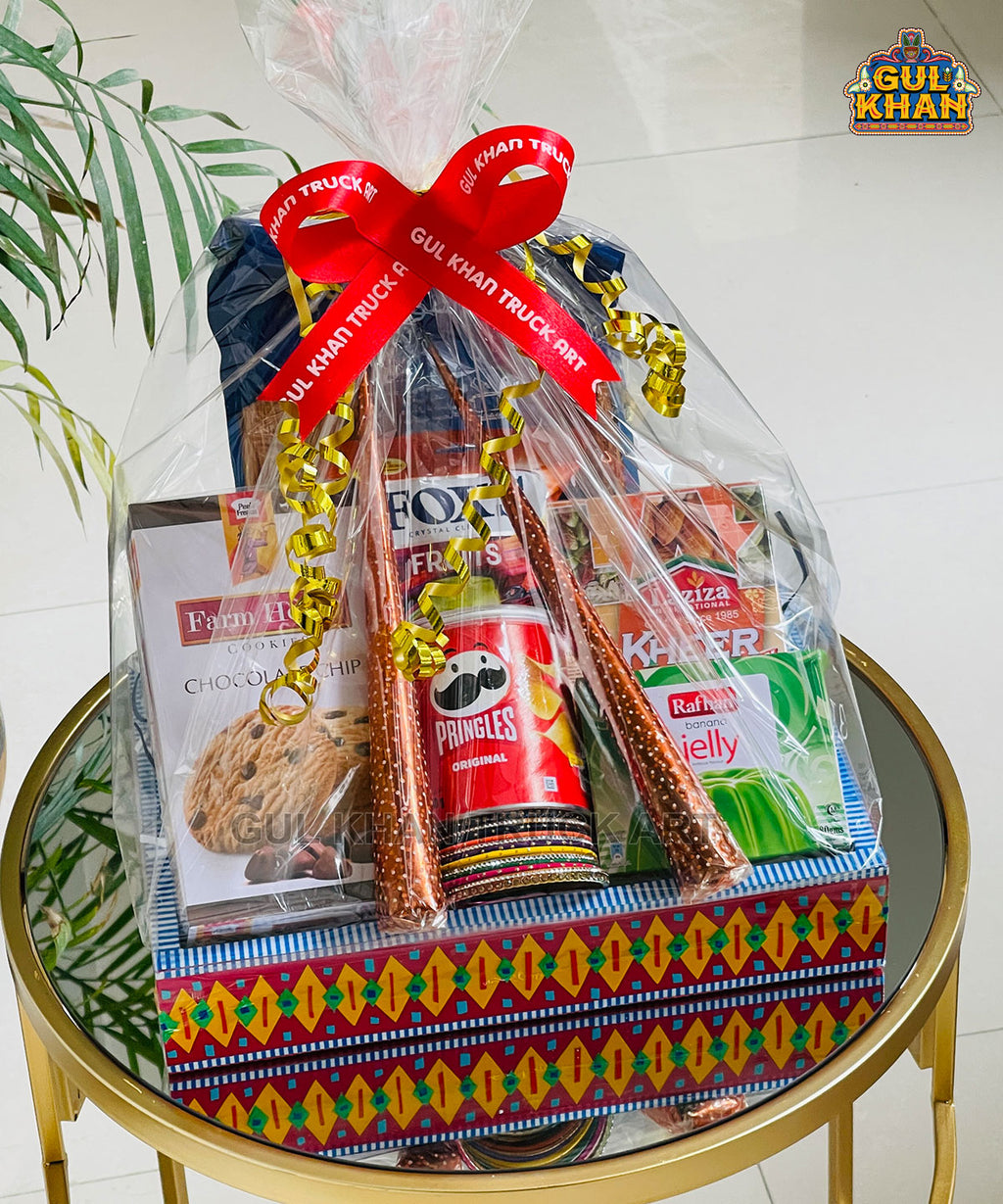 Mini Chamakpatti Tray Eid Basket 004 - Gul Khan Truck Art