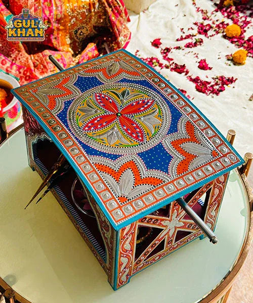 Doli Tray Design 03 (Chamakpatti Handmade) - Gul Khan Truck Art