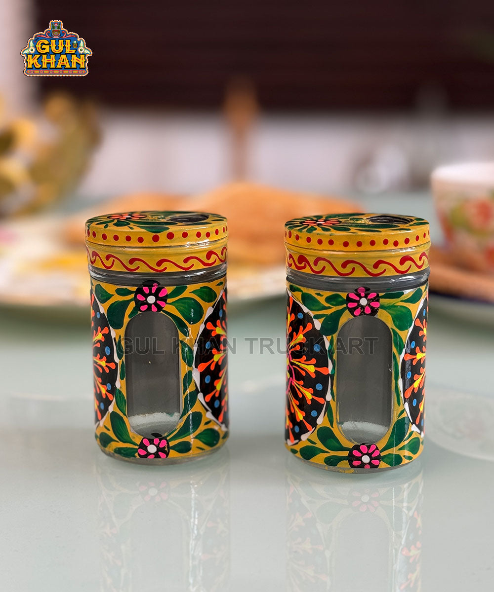 Mandala Truck Art Salt and Pepper Shaker 03