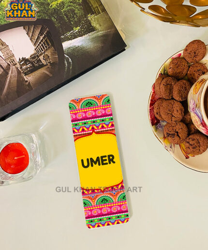 Bookmark Printed (Customizable) Design 0005 - Gul Khan Truck Art