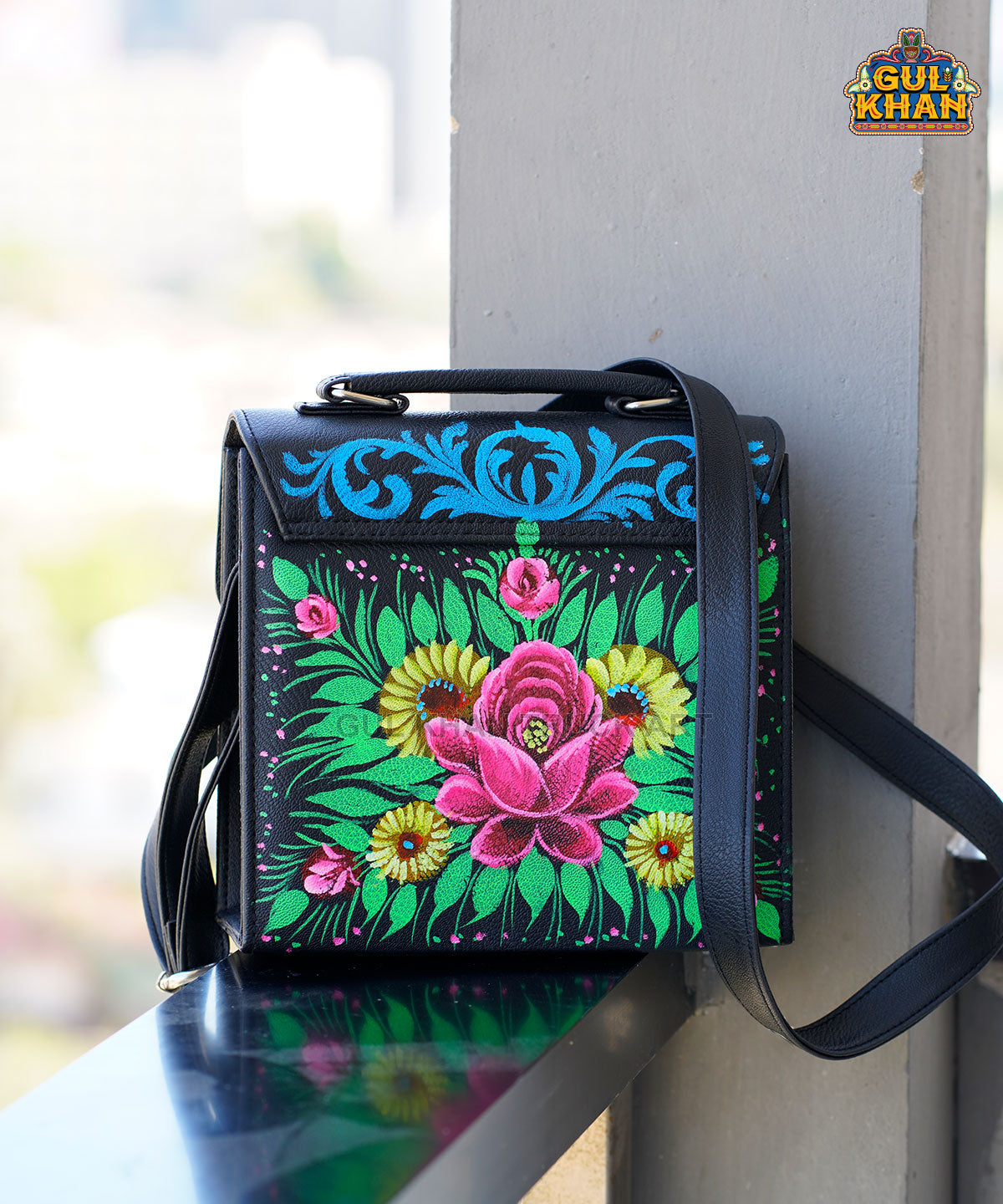 Handpainted Handbag 1015 - Gul Khan Truck Art