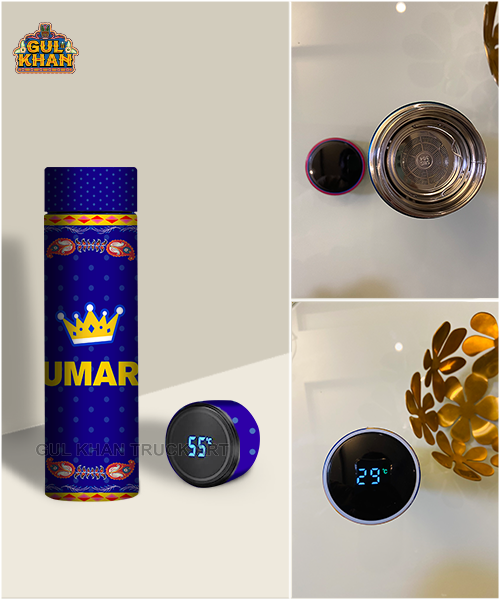 Printed Travel Bottle 0018 - Gul Khan Truck Art