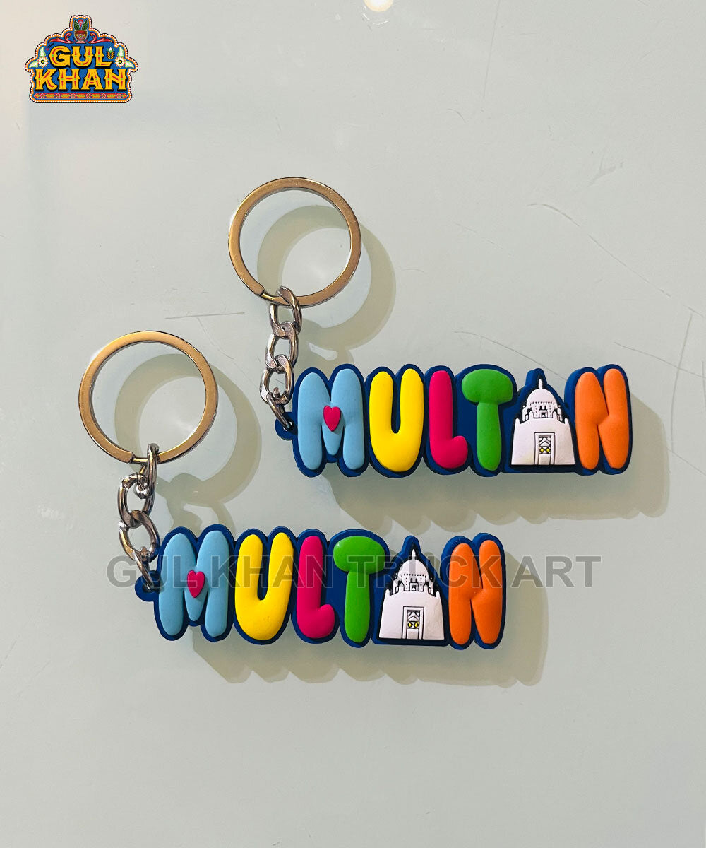 Multan Premium Rubber Key Chain