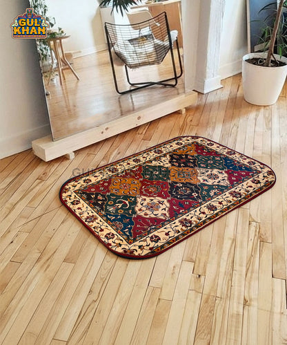 Persian Artisan Printed Floor Mat - Gul Khan Truck Art