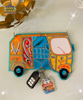 Key Holder Design (Rickshaw) Shape 2249 - Gul Khan Truck Art