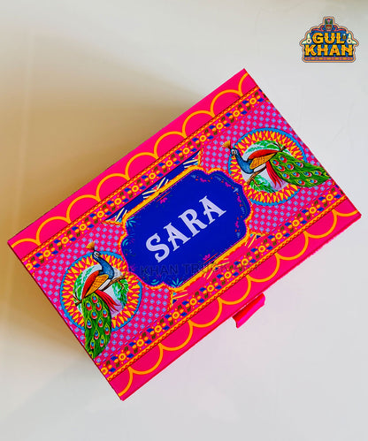 Personalized Premium Multi-purpose Box - Gul Khan Truck Art
