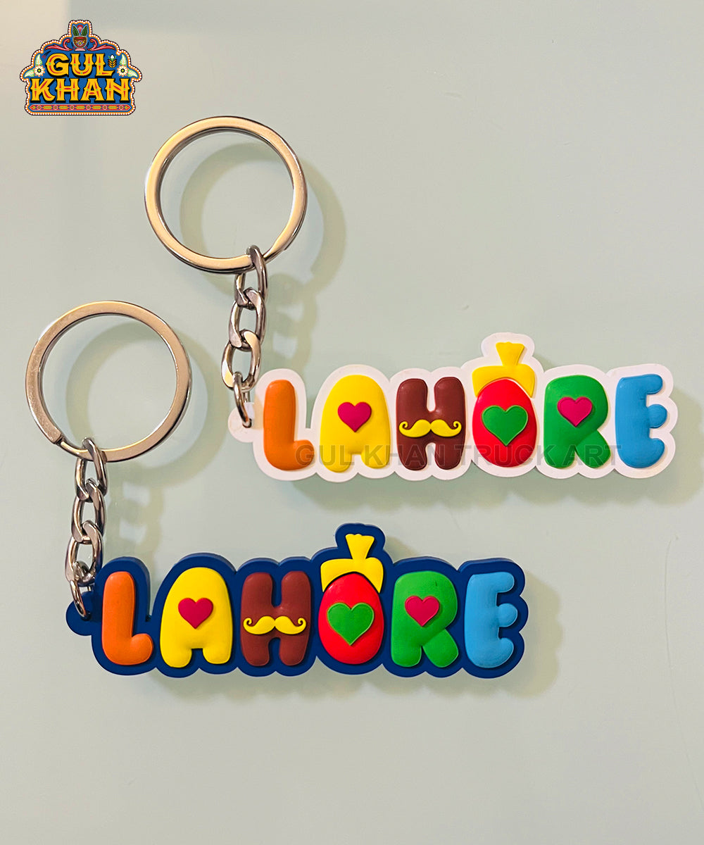 Lahore Premium Rubber Key Chain