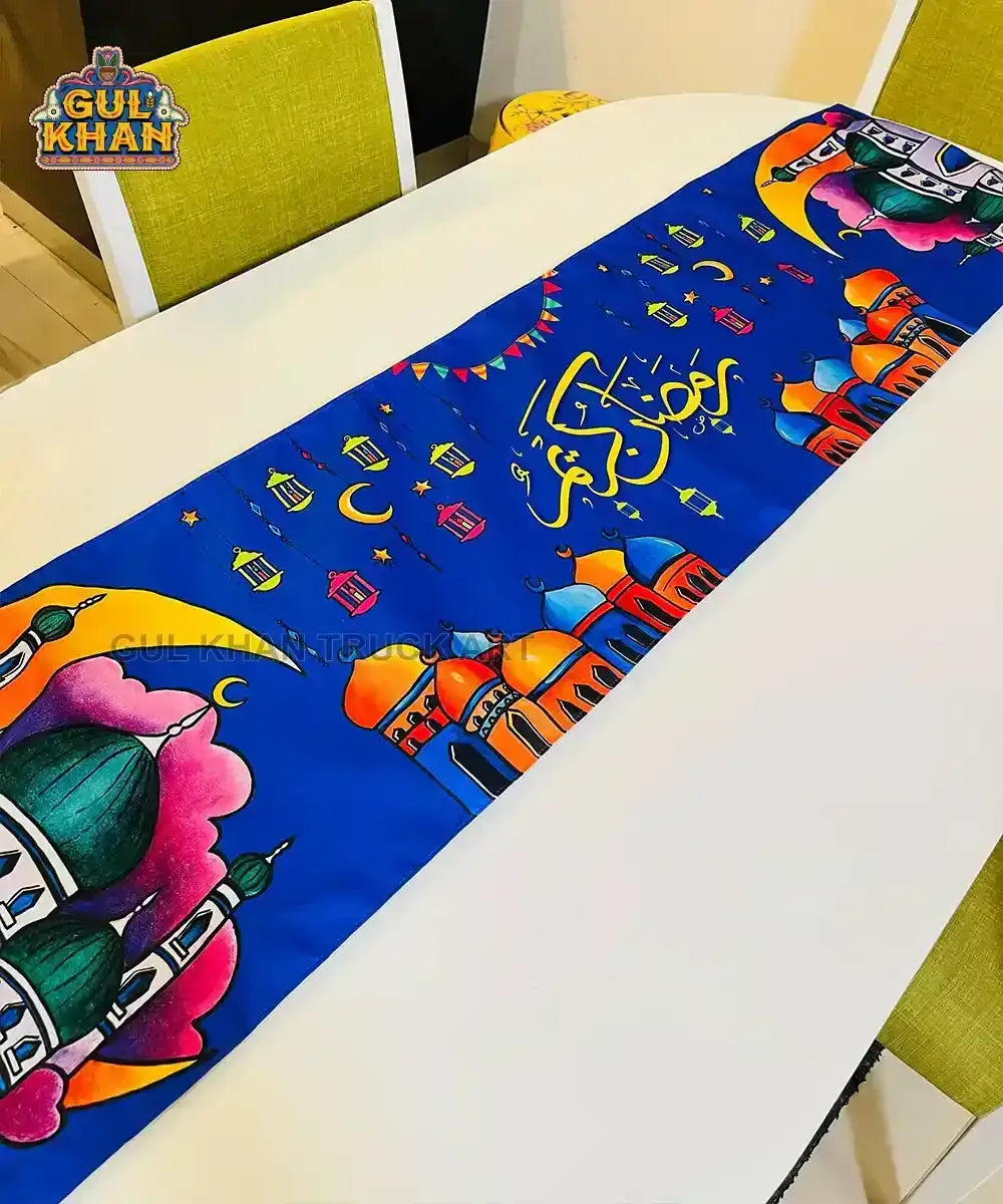 Ramadan Table Runner Design - Gul Khan Truck Art