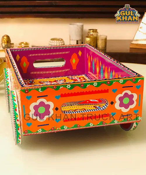 Tray on Wheels 1117 - Gul Khan Truck Art