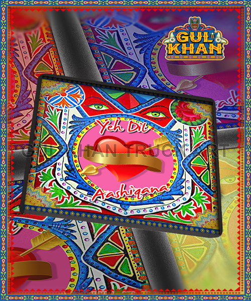 Yeh Dil Ashiqana Motif Printed Coaster Design