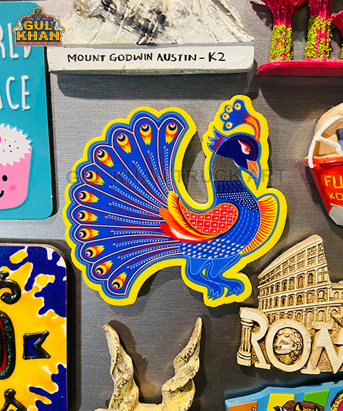 Peacock Acrylic Fridge Magnet