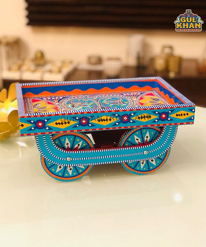 Tray with moving Wheels 007 - Gul Khan Truck Art