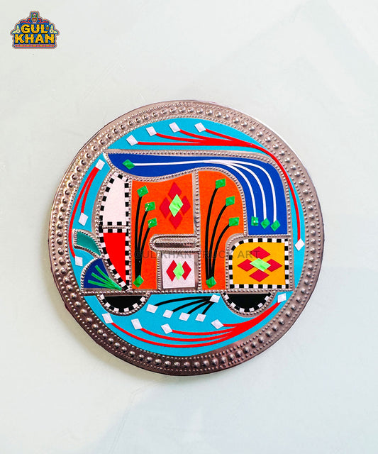 Turquoise Rickshaw Chamakpatti Coaster