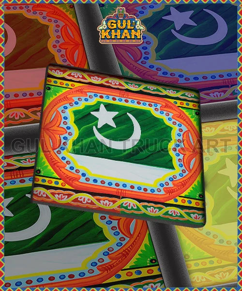 Pakistan Flag Printed Coaster Design