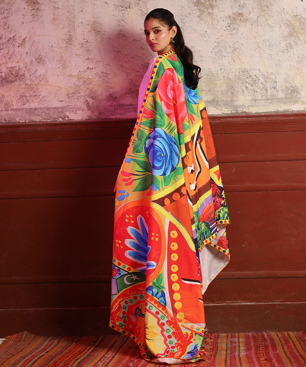 Dil Dil Pakistan Printed Truck Art Shawls