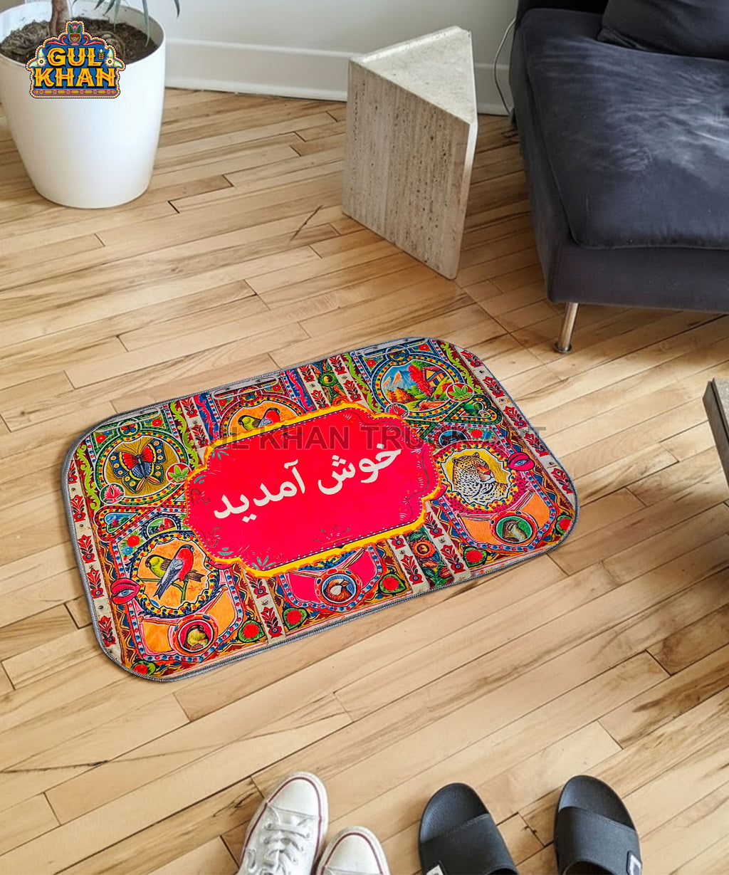 Khush Amdeed Printed Truck Art Floor Mat