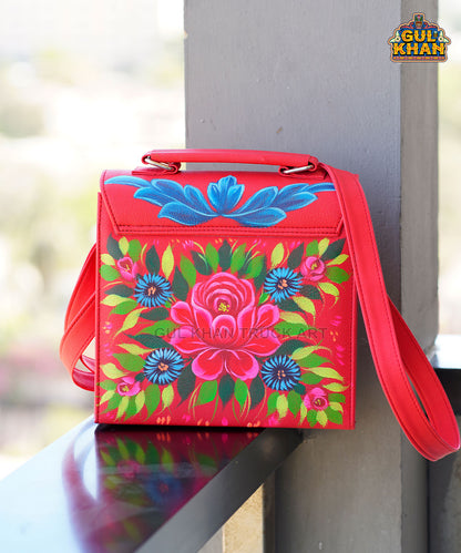 Handpainted Handbag 1016 - Gul Khan Truck Art