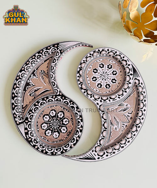 Yin Yang Tray 0051 - Gul Khan Truck Art