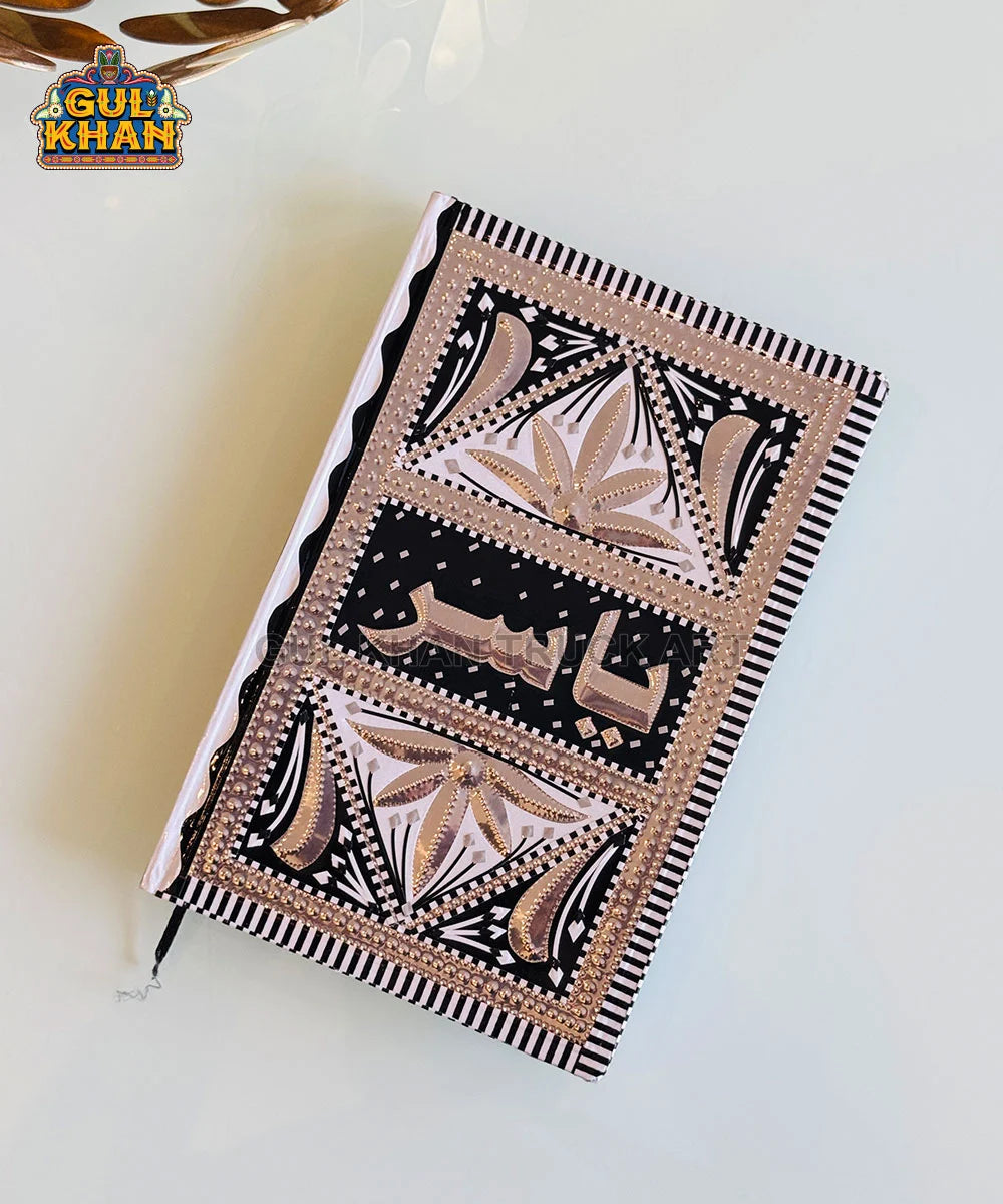 Royal Sunset Noir Truck Art Hard Cover Notebook ( Customizable )