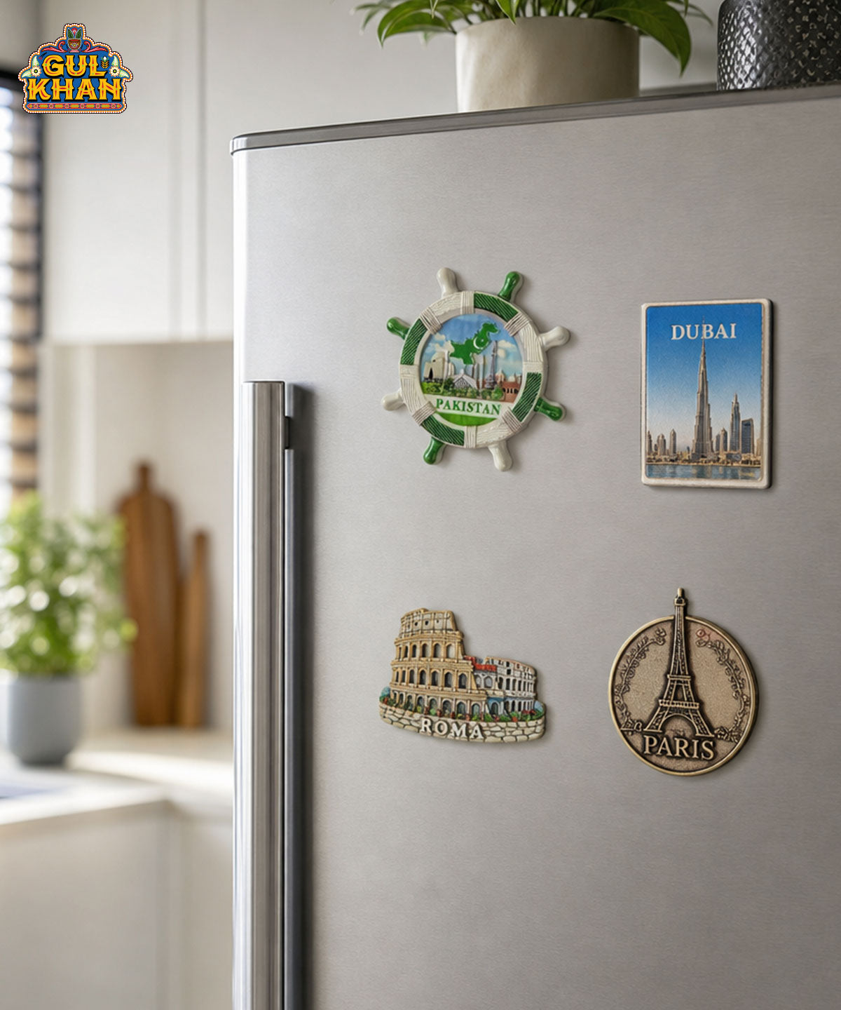 Gul Khan Pakistan Icon Magnet – Pakistan Map