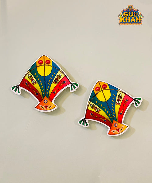 Blue & Yellow Acrylic Fridge Magnet