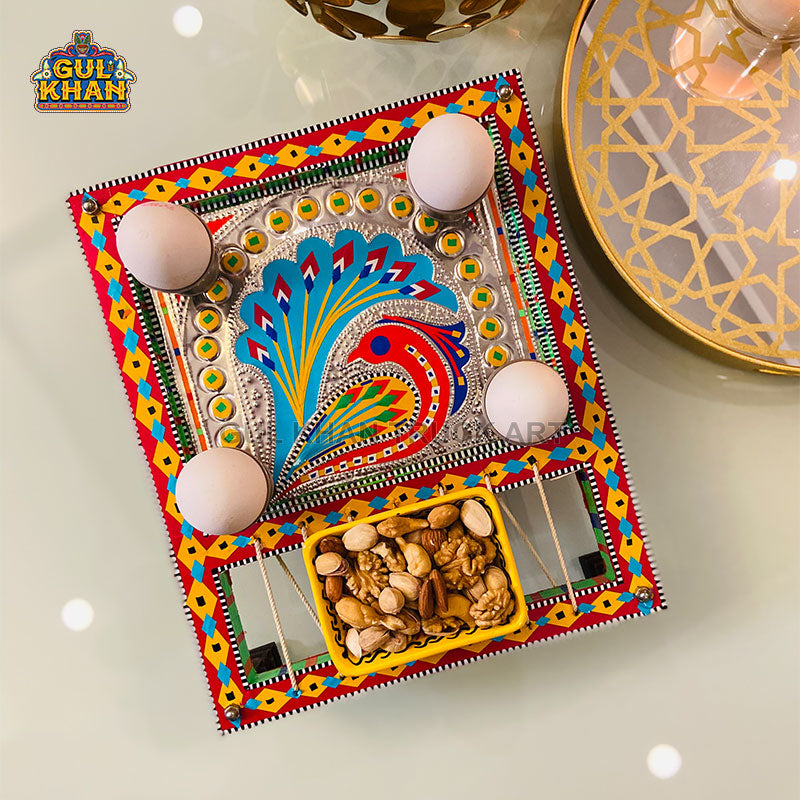 Charpai Chamakpatti Tray 01 - Gul Khan Truck Art