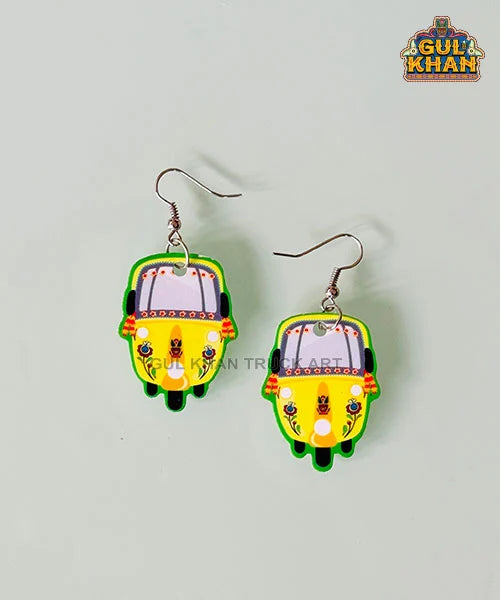 Yellow Truck Ear Rings (Copy)