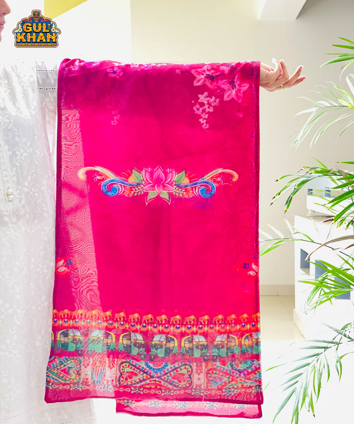 Rickshaw Art Pattern Stole