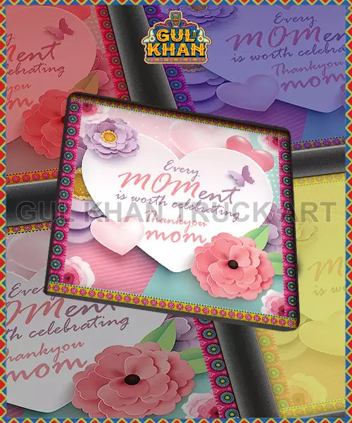 Thank You Mom Printed Coaster design