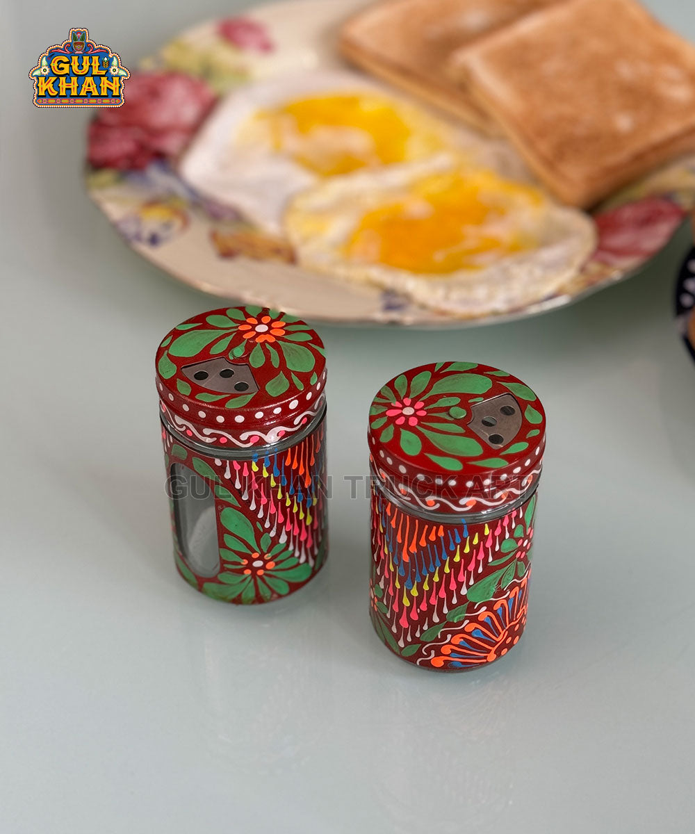 Mandala Truck Art Salt and Pepper Shaker 04