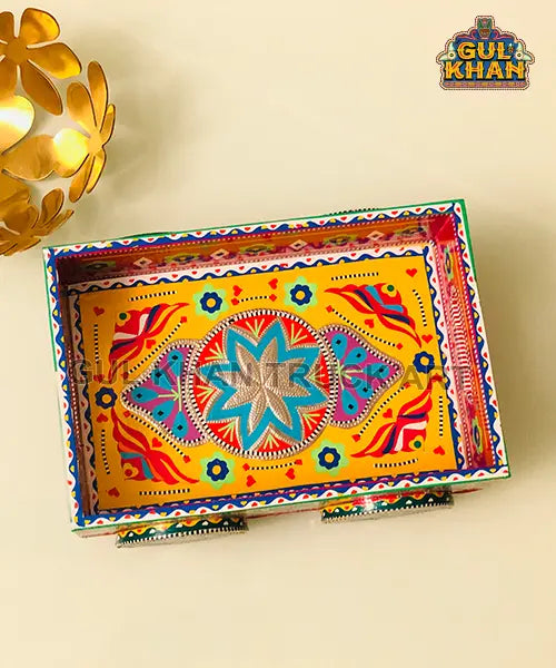 Tray On Wheel 1111 - Gul Khan Truck Art