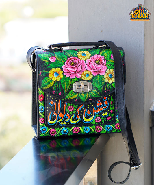 Handpainted Handbag 1017 - Gul Khan Truck Art